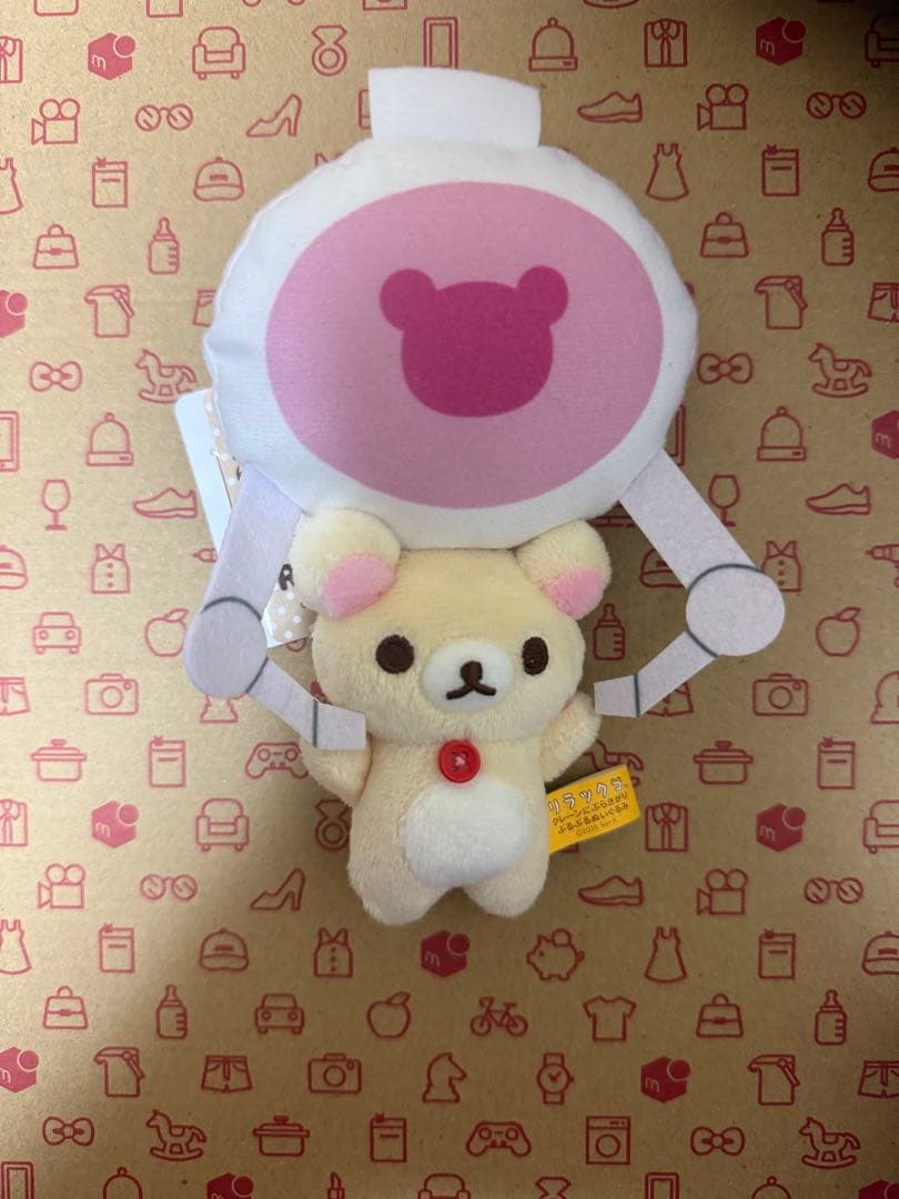 リラックマ クレーンにぶらさがりぶるぶるぬいぐるみ コリラックマ
