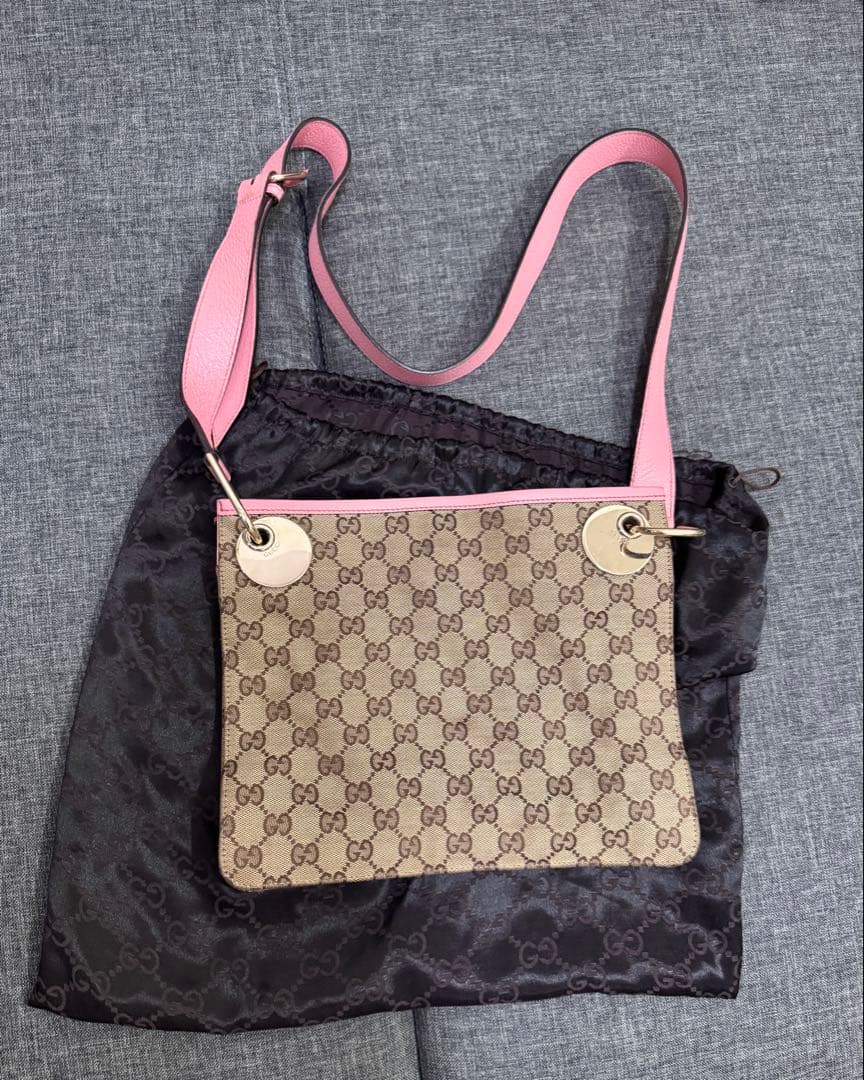 Gucci ショルダーバッグ ピンク グッチ(GUCCI)|GGスーパー ミニショルダーバッグ（ピンク）|【ハード