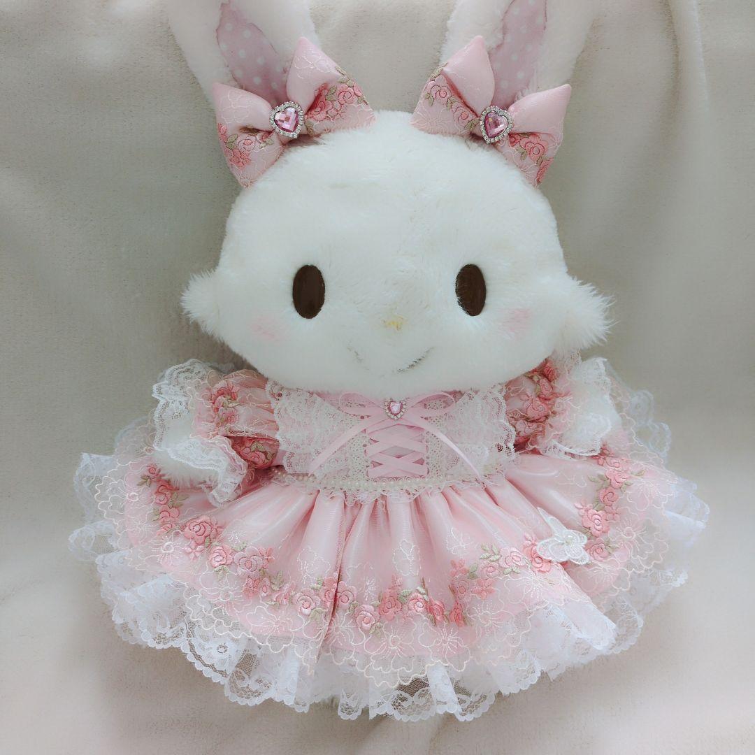 ウィッシュミーメルコスチューム　メルメルドール　小薔薇のピンク系コス 1476 ウィッシュミーメルコスチューム メルメルドール 紫薔薇のコスチューム