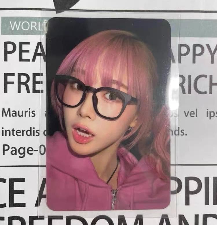 aespa ピンクフーディー トレカ ジゼル - メルカリ