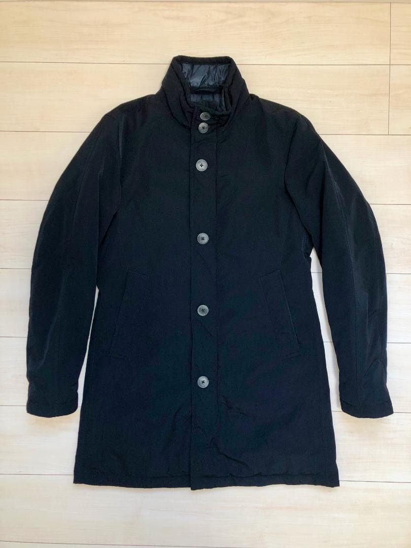 【HERNO】ダウンコート　46・Mサイズ　ブラック HERNO（ヘルノ） コート アウター ダウンコート LAMINAR WINDSTOPPER