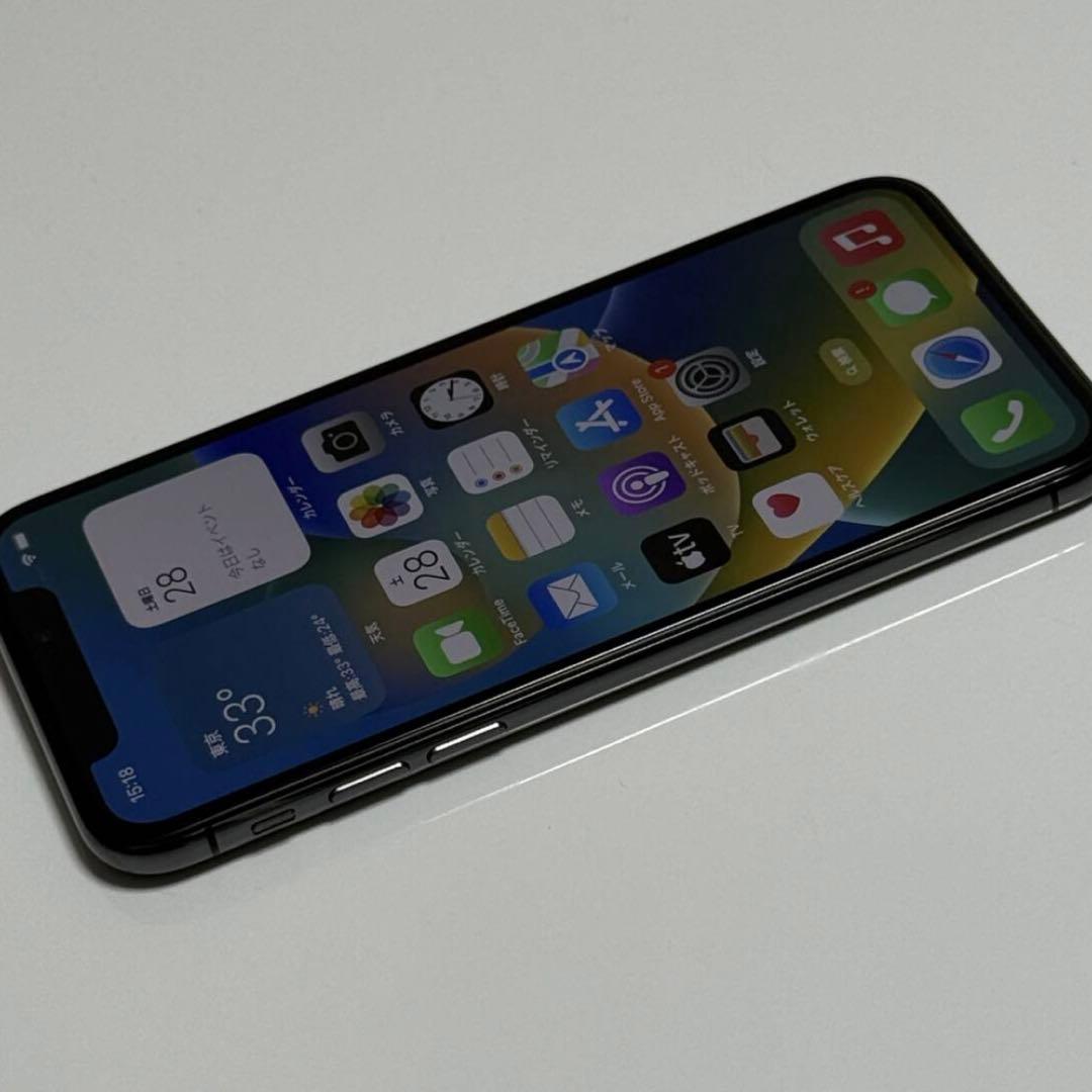 Apple SIMフリー iPhone X スペースグレイ 64GB