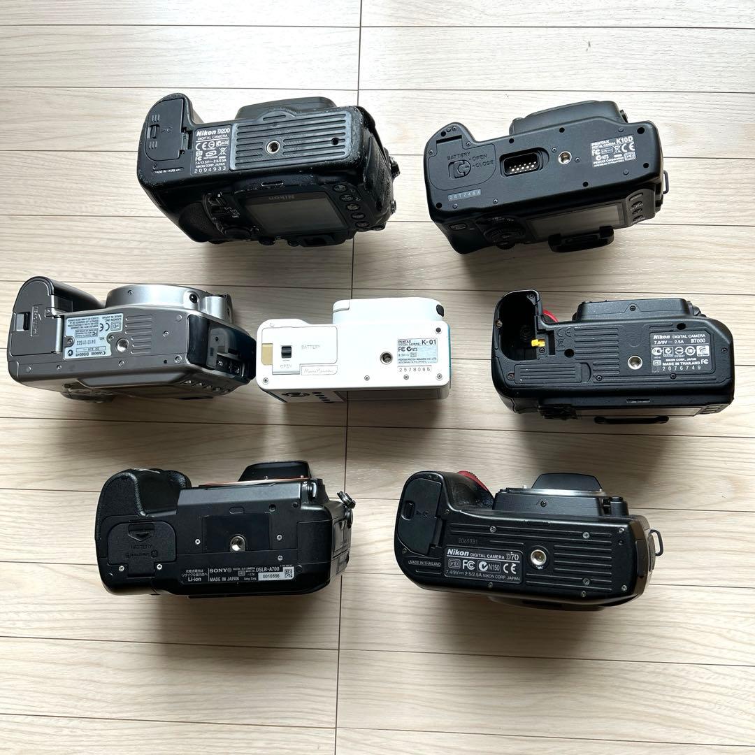 ジャンク デジタル一眼カメラ 7台セット まとめ売り - メルカリ