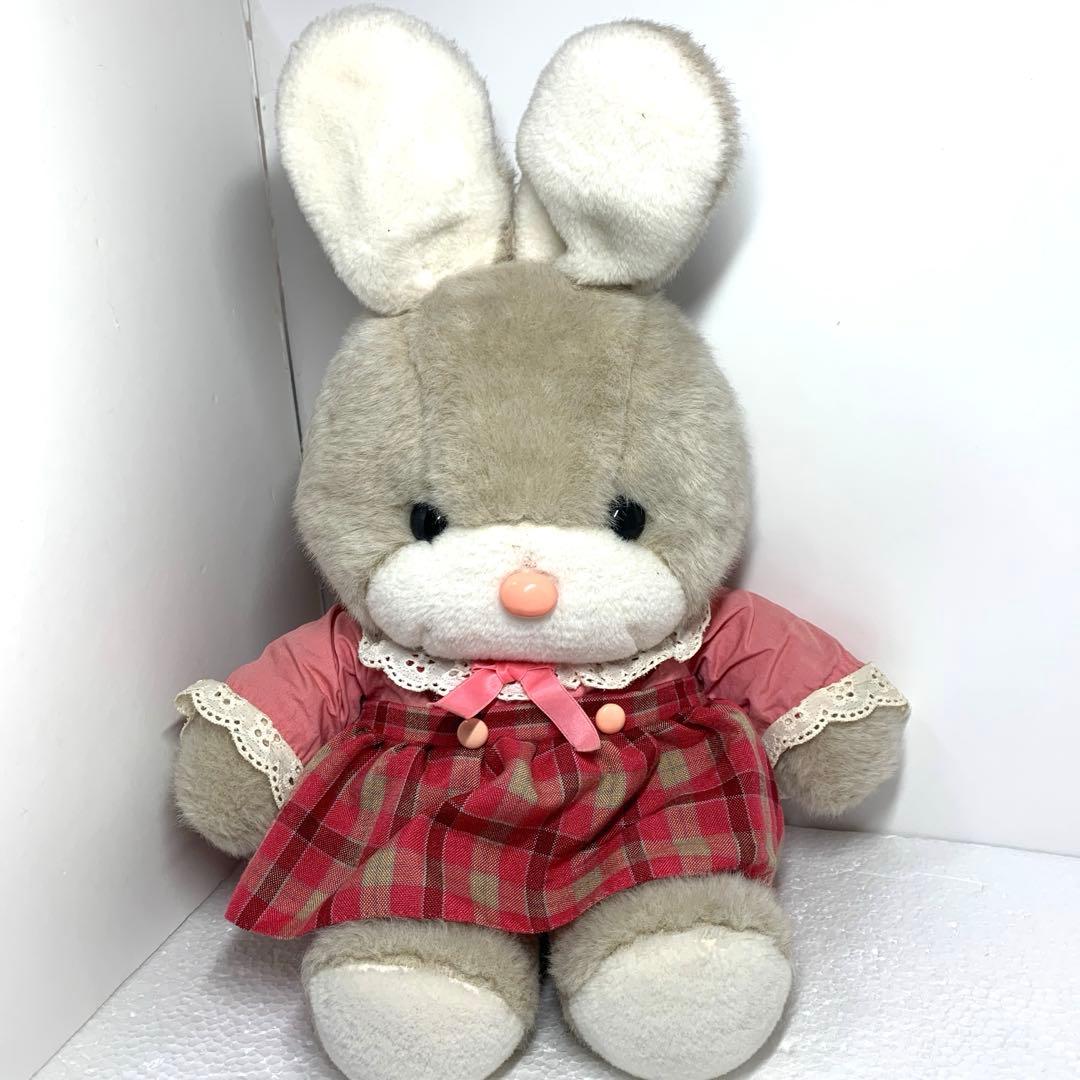 吉徳 うさぎ ぬいぐるみ 昭和レトロ 40センチ - メルカリ