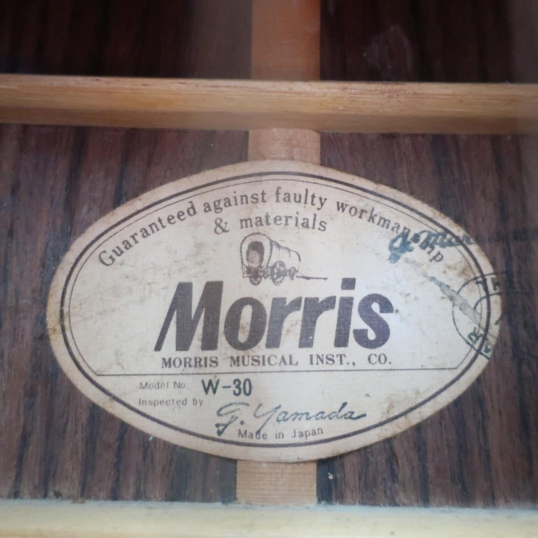 Morris W-30 エレアコ仕様 ギター ハードケース付 - メルカリ