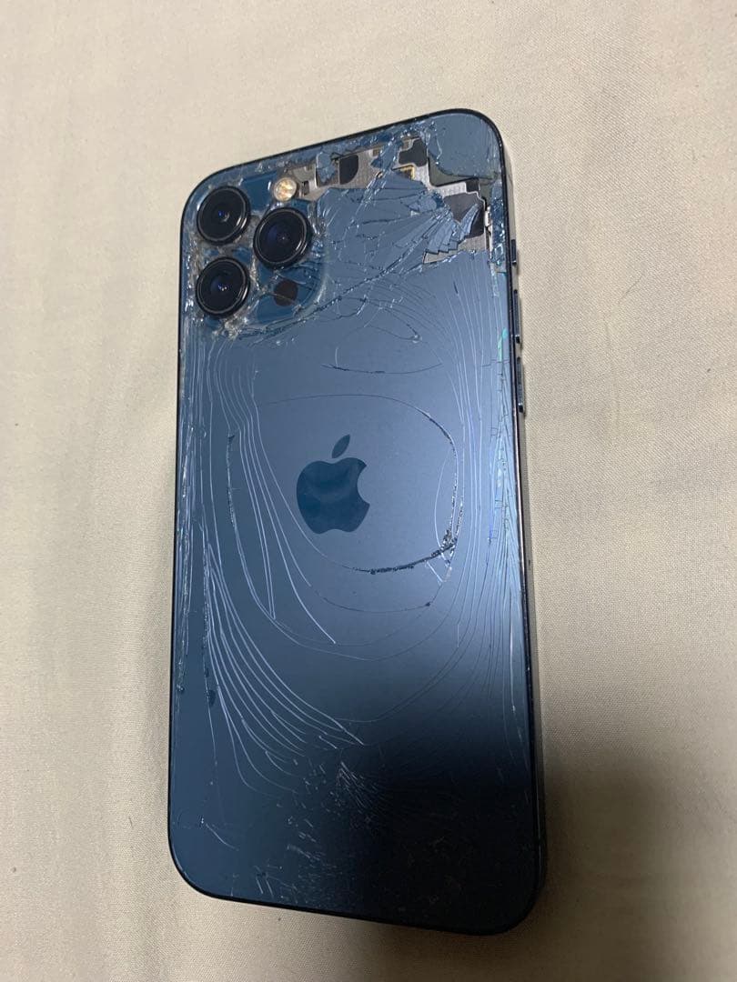 iPhone 12 Pro Max 256gb ブルー ジャンク - メルカリ