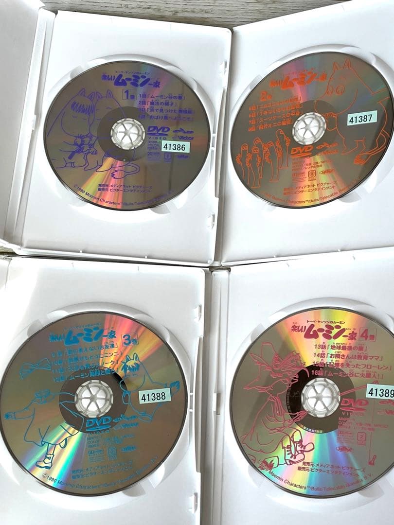 DVD 楽しいムーミン一家／ムーミン谷の彗星 レンタル アニメ まとめ