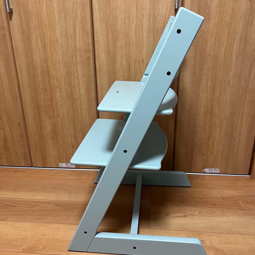 ストッケ トリップトラップ シリアル7 s/n7 水色 ベビーチェア