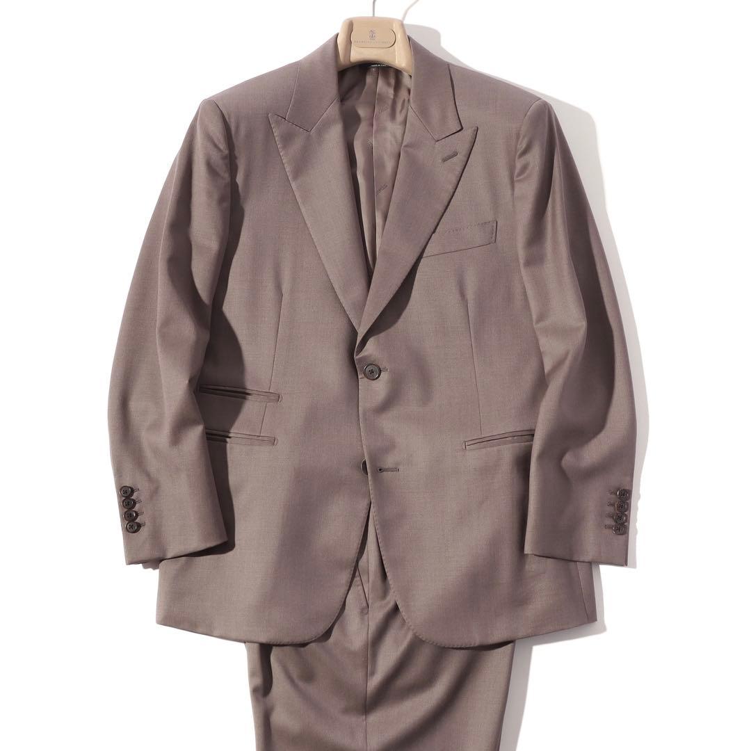 HERMES エルメス セットアップ スーツ グレージュ 50・48 L〜XL - メルカリ