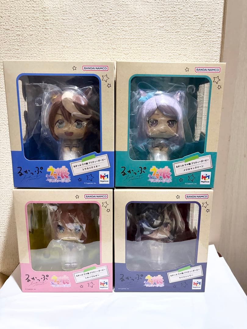 ウマ娘　るかっぷ　4種セット　特典座布団付き　フィギュア　メガハウス るかっぷ ウマ娘 プリティーダービー スペシャルウィーク