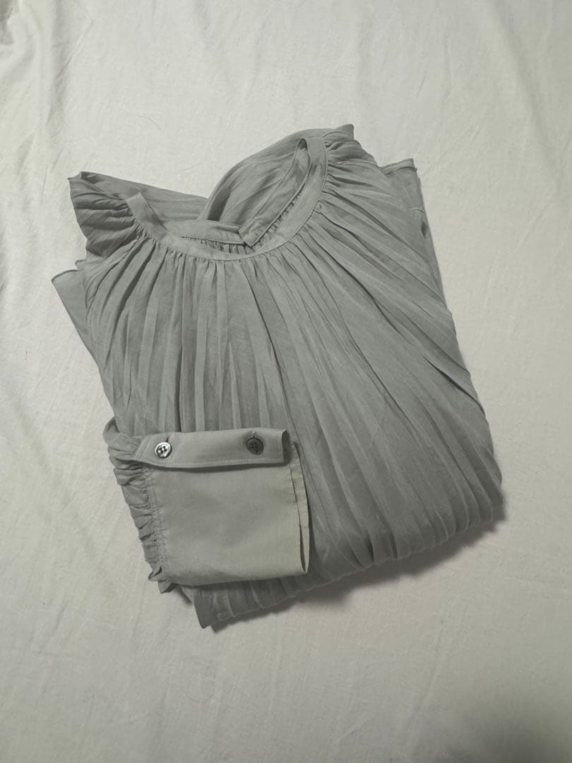 Whim Gazettコットンシルクテシボリブラウス - メルカリ