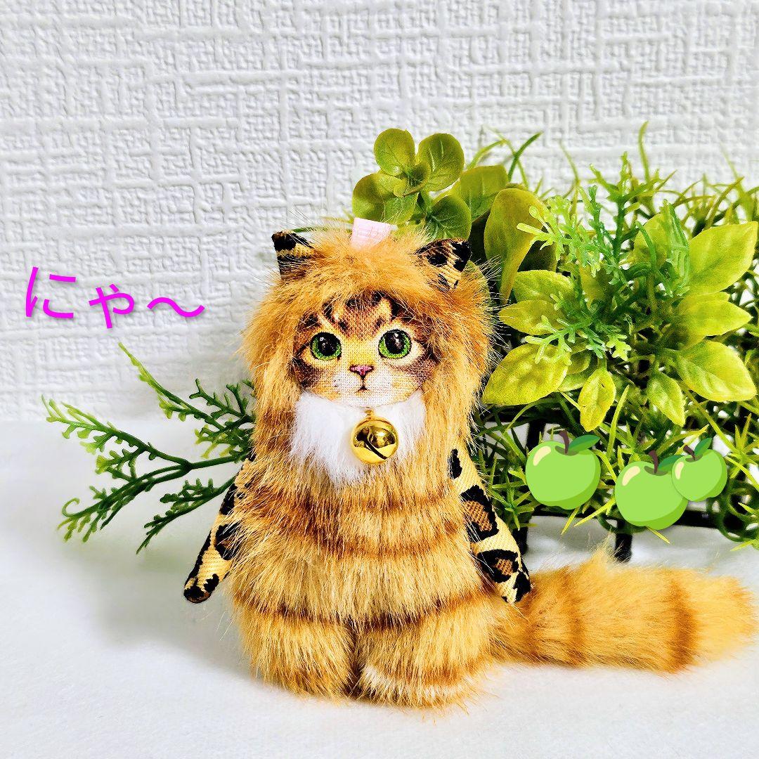 サンダー・茶トラ・猫・チャーム・コヤンイサムチョン・ストラップ