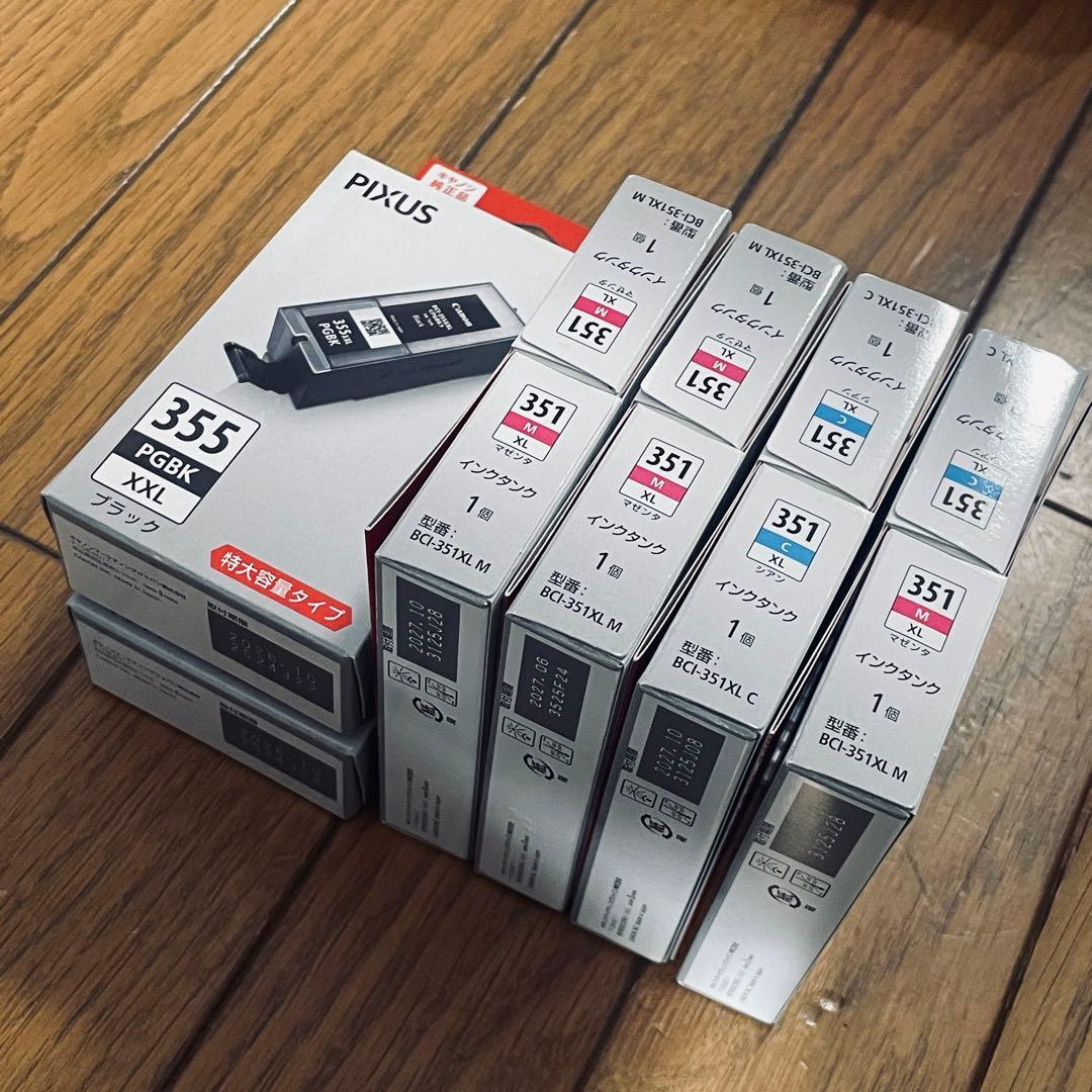 Canon インクカートリッジ BCI-351XL 355XXL sakuraumeksm_tbci350xl351xl5mp