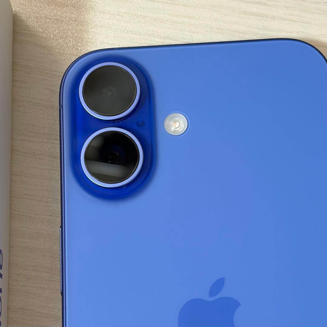 最終値下げ！《美品》iPhone16 本体 ウルトラマリン 256GBSIMなし