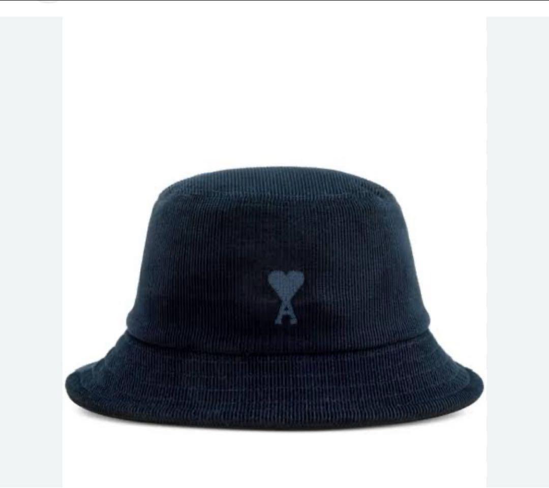 AMI Parisコーデュロイ バケットハット アミパリス AMI PARIS (アミパリス ) ワンポイント スタッズ バケットハット