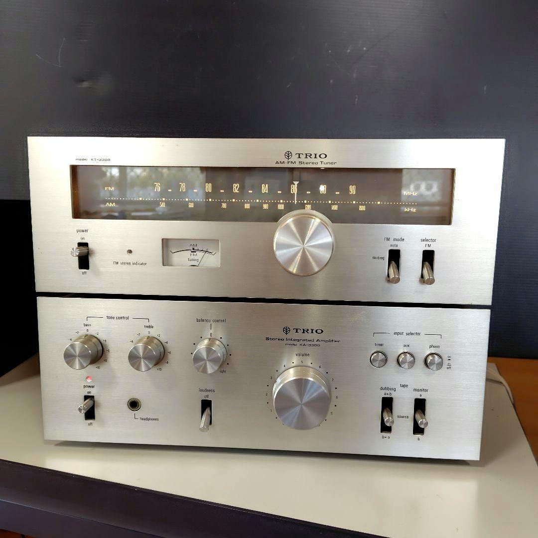 トリオKA-3300ステレオプリメインアンプ KT-3300AM-FMチューナー TRIO KA-3300の仕様 トリオ
