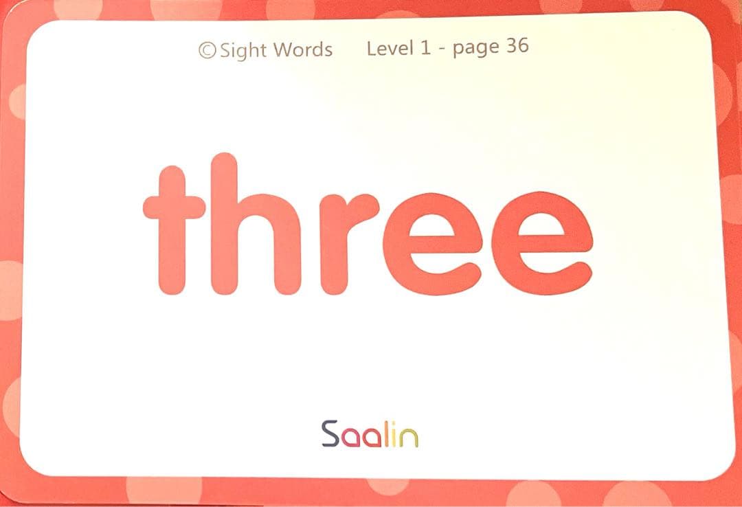 Maiyapen付き def＋4桁シール 220 SightWords カード - メルカリ