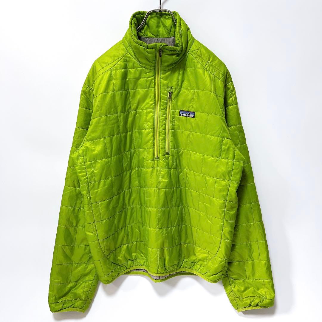 希少》パタゴニア ナノパフプルオーバー プリマロフト M ゲッコー