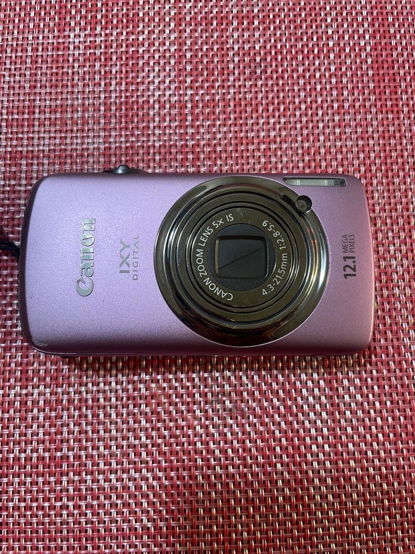 Canon IXY Digital 12.1メガピクセル ピンク Canon IXY 200F Compact Digital Camera Pink 12.1 MP 4.0x Zoom Lens