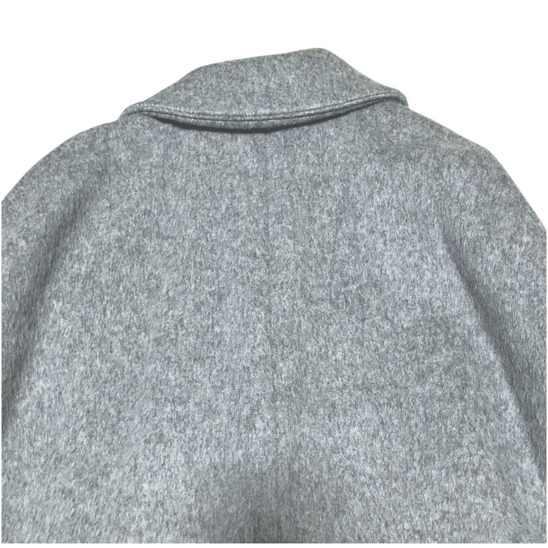 美品】エンフォルド ケープポンチョ風 ワイドシャギー ウール コート