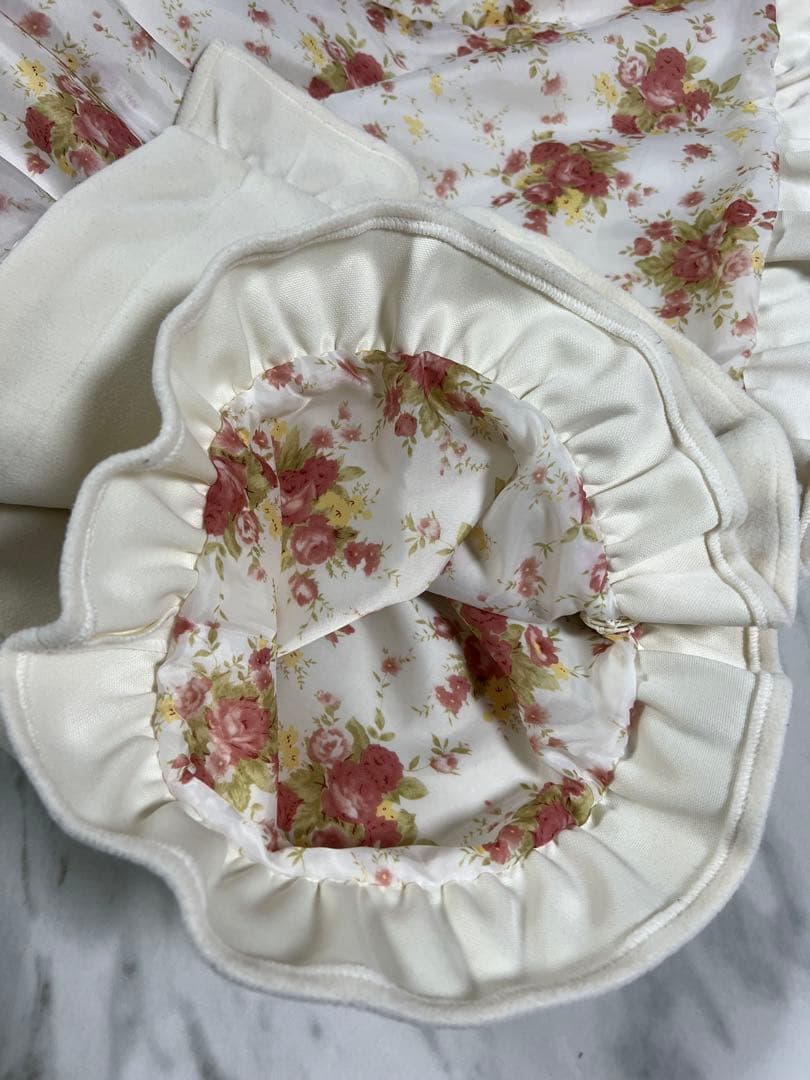 は*け様 《未使用》LIZ LISA Fsize ポンチョ ケープ コート リボ