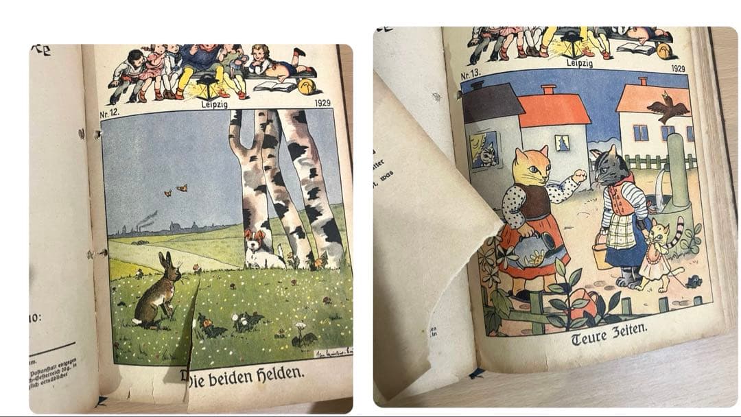 NO334希少 古書 アンティーク 洋書 ドイツ 児童書 絵本 ビンテージ