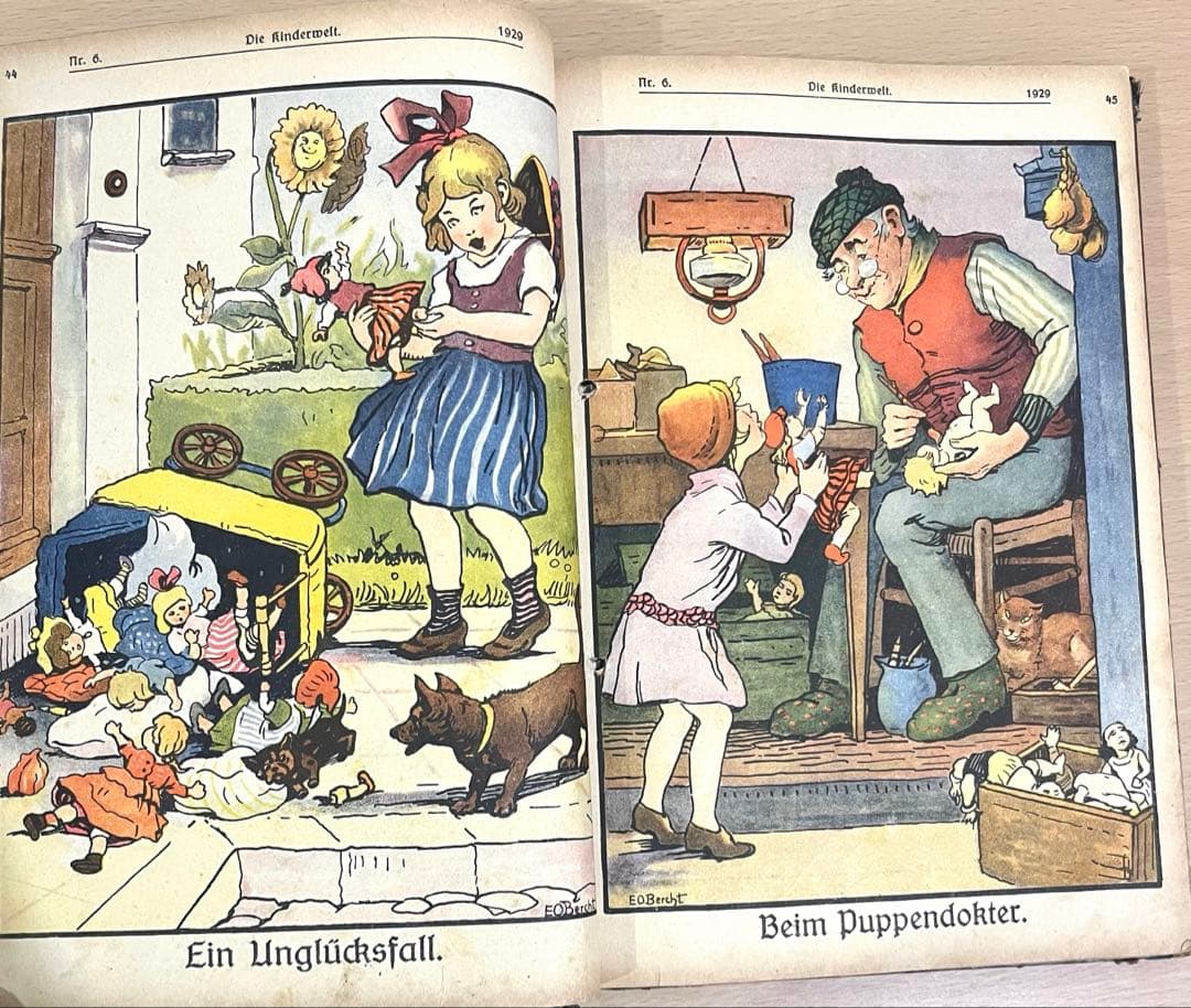 NO334希少 古書 アンティーク 洋書 ドイツ 児童書 絵本 ビンテージ