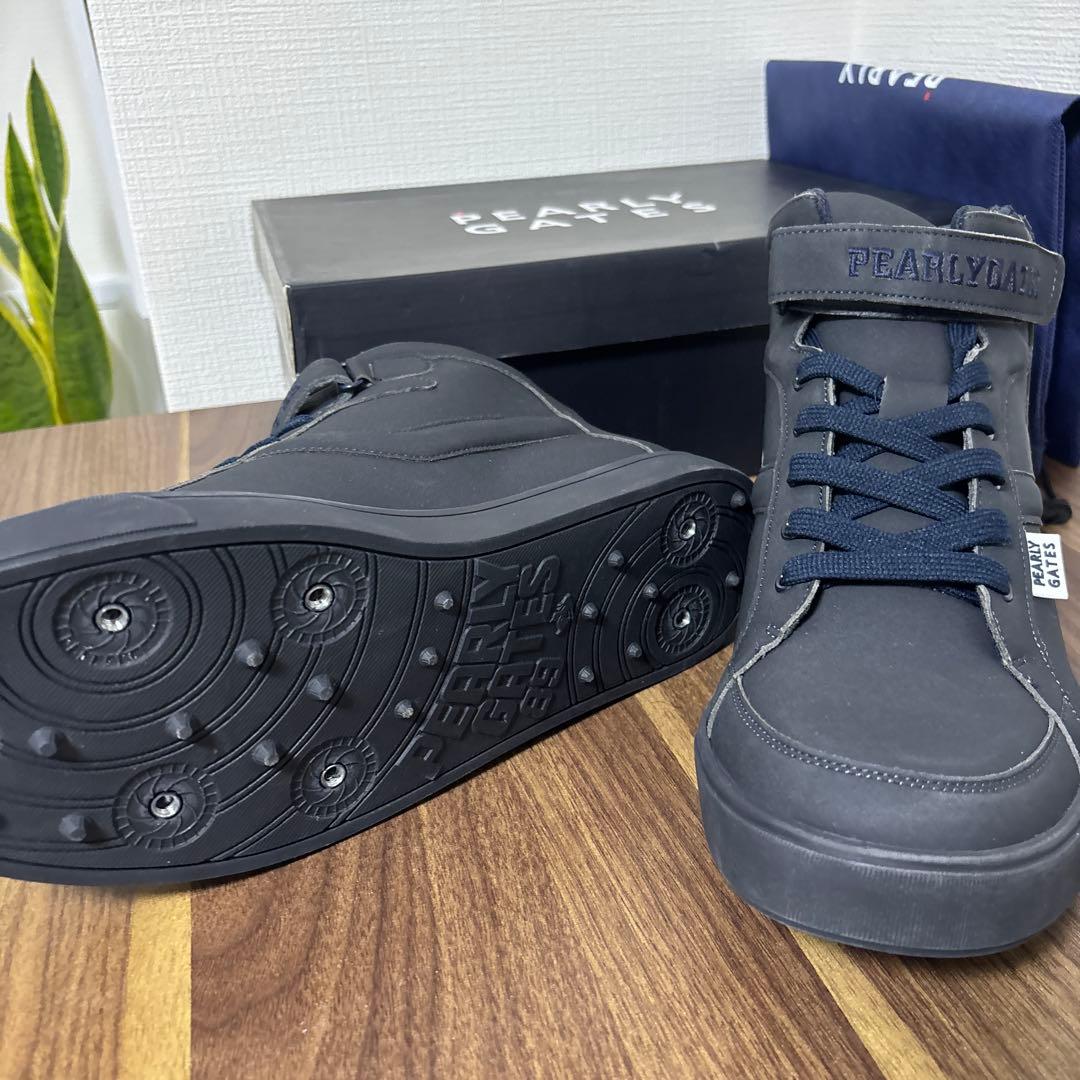 超美品 PEARLY GATES ハイカットゴルフシューズ 27.5cm
