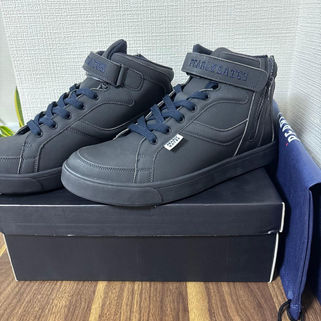 超美品 PEARLY GATES ハイカットゴルフシューズ 27.5cm
