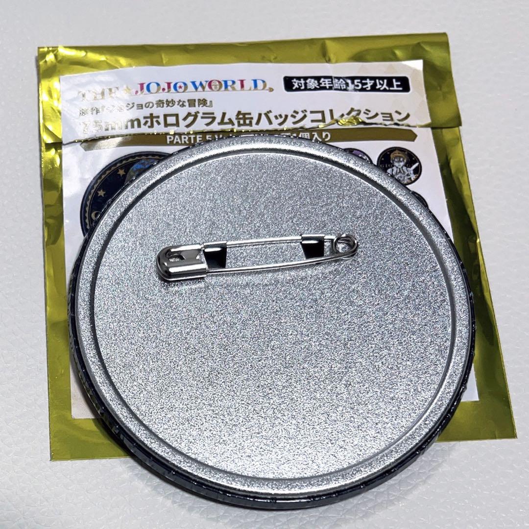 ジョジョワールド ポルナレフ ホログラム 缶バッジ ジョジョの奇妙な