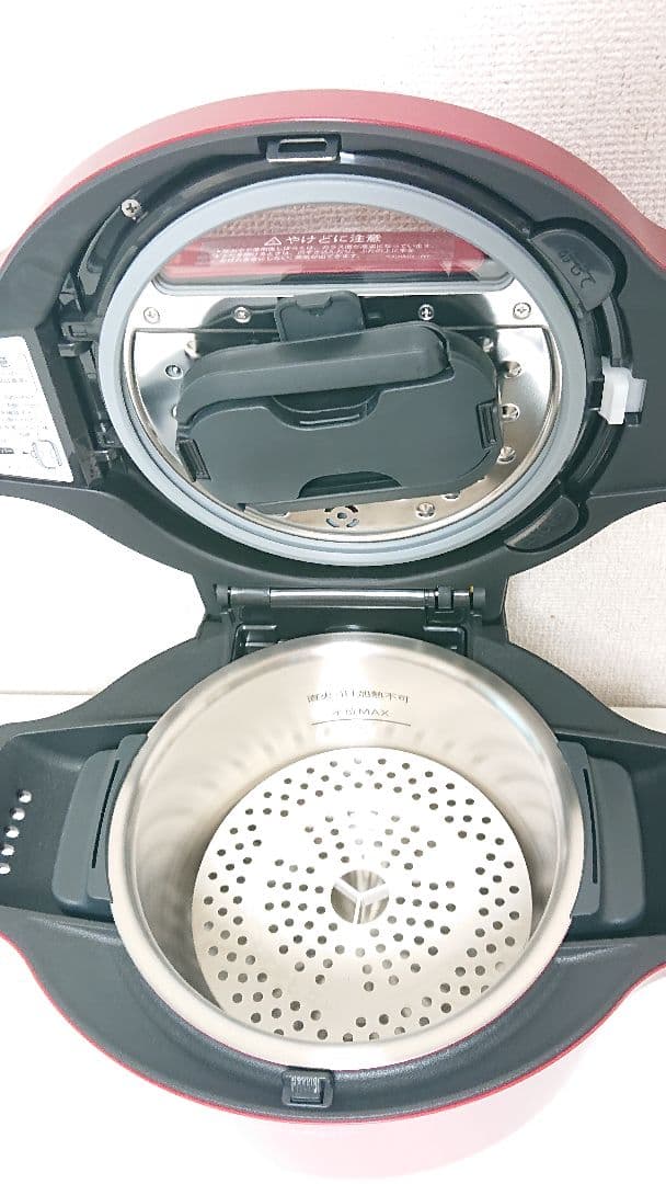 シャープ KN-HT99A-R 電気無水鍋 ヘルシオホットクック 1.6L