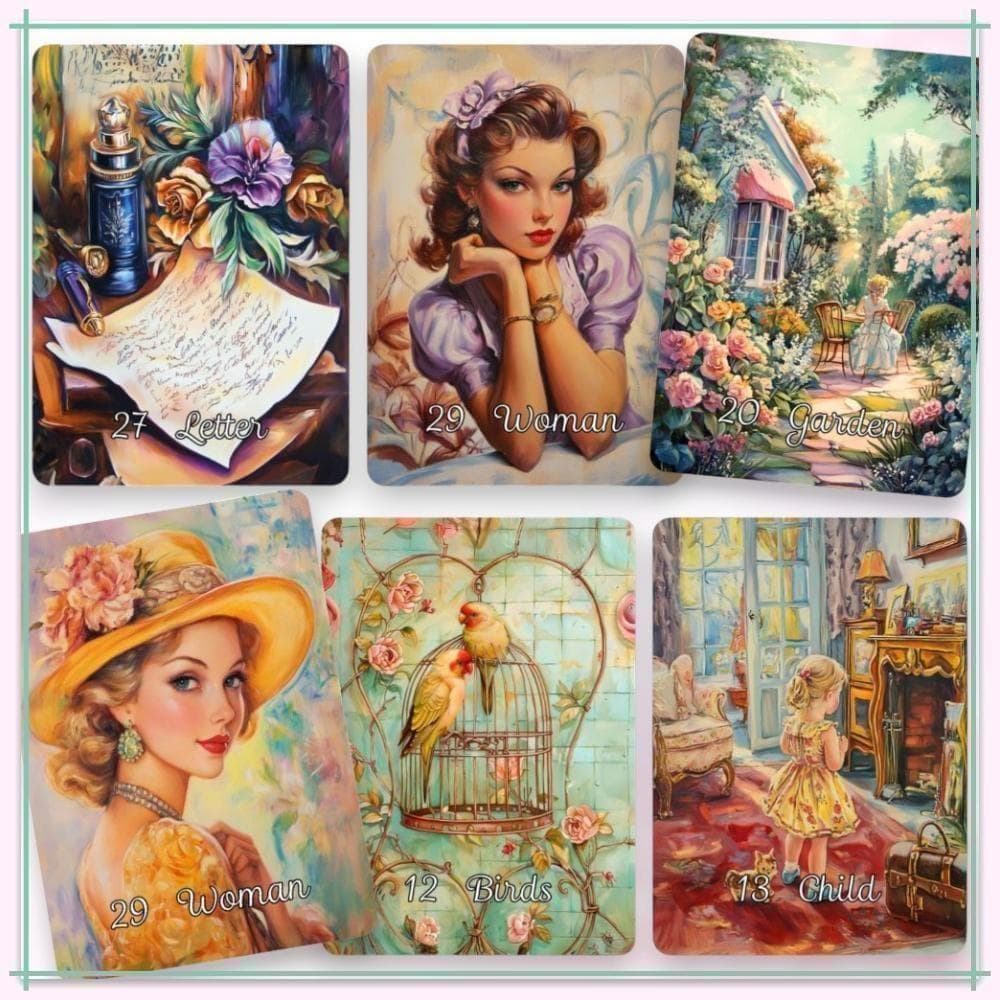 正規品ルノルマンカード】1点限定✨美麗✨1950年代の幸せな日々の