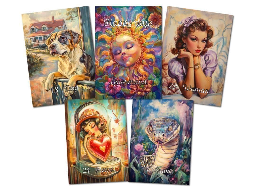 正規品ルノルマンカード】1点限定✨美麗✨1950年代の幸せな日々の