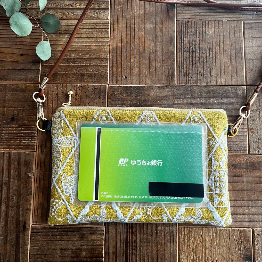 ミナペルホネンハンドメイドポシェットポーチ サコッシュsymphony