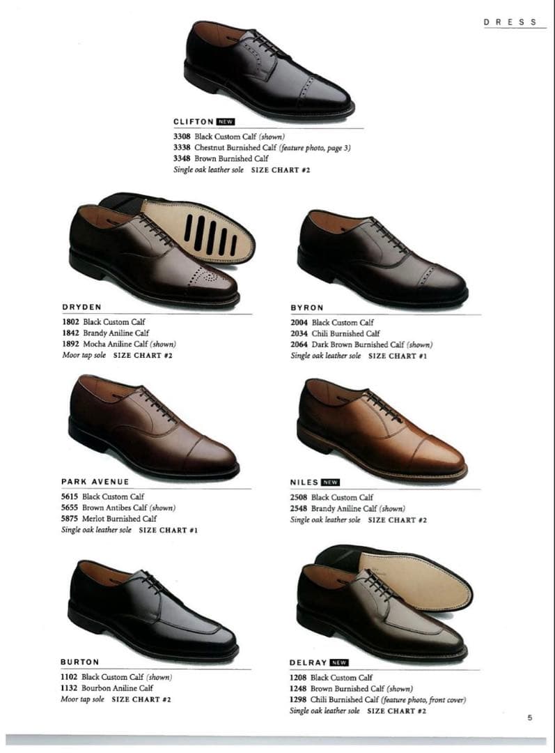 Allen Edmonds スプリットトゥシューズ　Delray 26.5cm