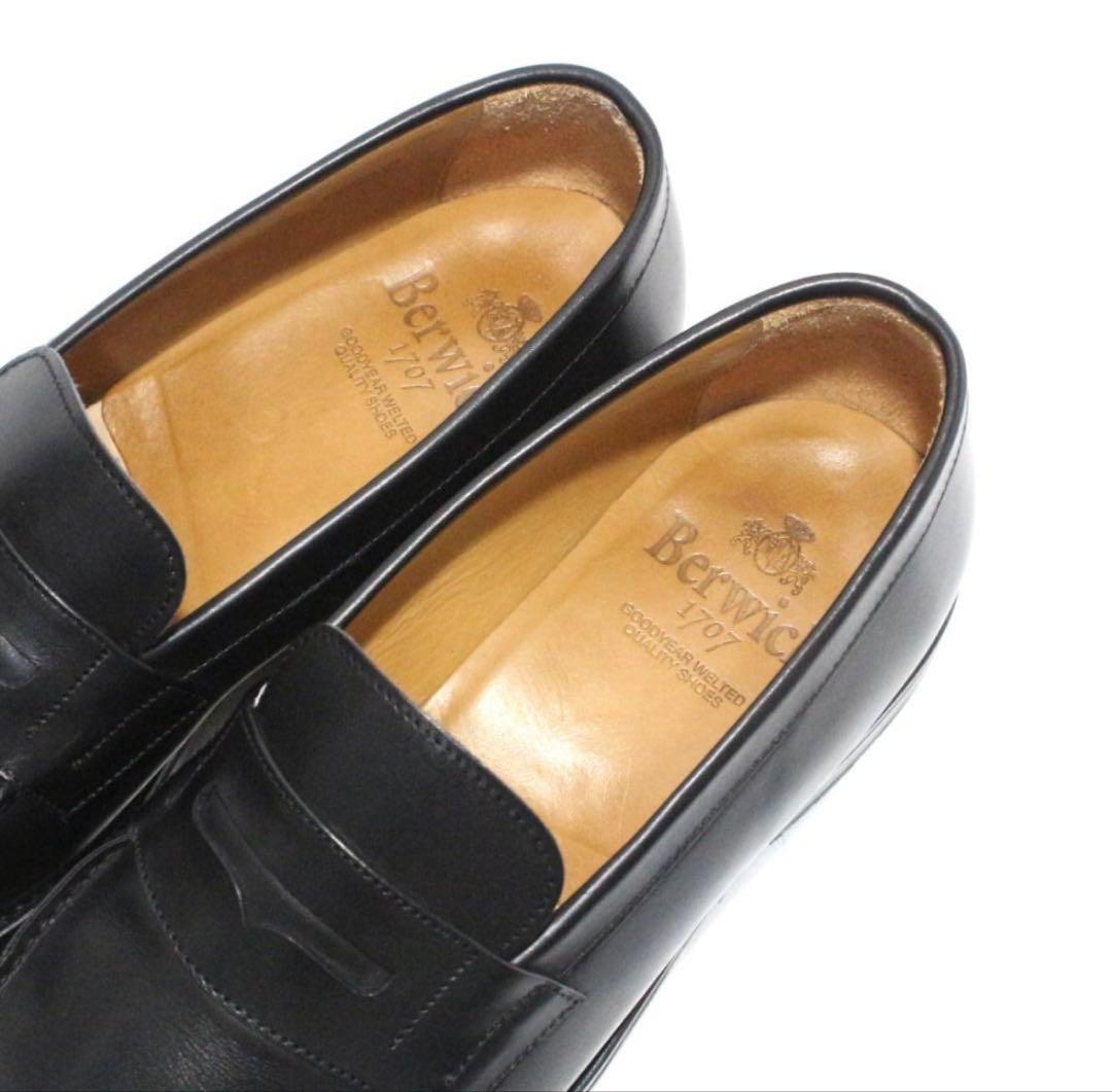 Berwick 4456 ローファー UK8.5 27.5cm 黒