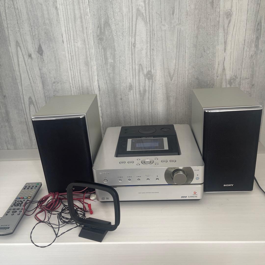 値下げ　SONY HDDコンポ NAS-M75HD オーディオ コンポ NAS-M75HD 特長 : HDDコンポで聴く | システムステレオ | ソニー