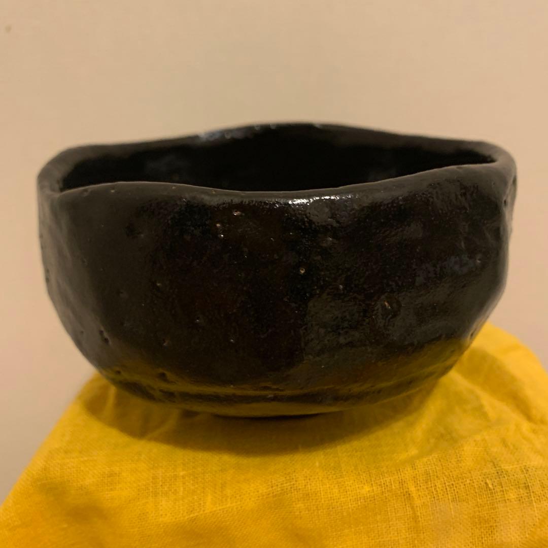 抹茶碗 星凰造 黒楽 アンティーク 1客