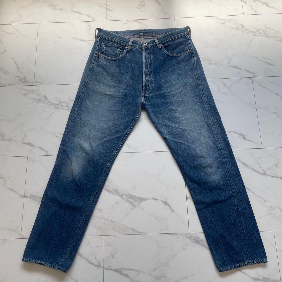 希少！S501XX 大戦モデル復刻 日本製 44501 W34 ボタン裏刻印なし