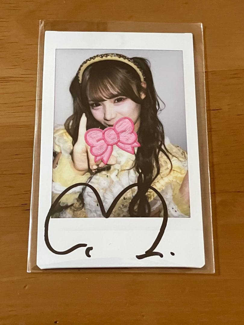 CUTIE STREET 古澤里紗 オンライン特典会 直筆サイン入りチェキ - メルカリ