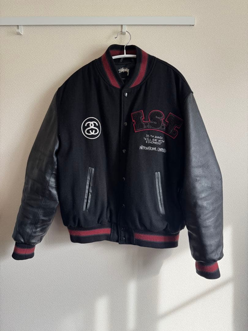Stüssy 35th Anniversary Varsity Jacket Stussy 35 IST Varsity Jacket | Hypebeast