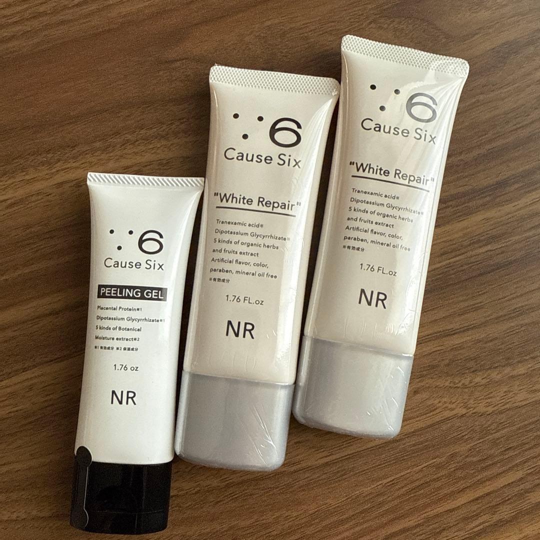 Cause Six ホワイトリペア & ピーリングジェルセット Cause Six ホワイトリペア & ピーリングジェルセット NR SHOP Cause