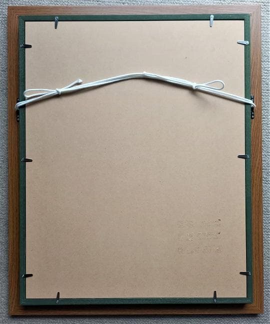 岸本和子 「人形」 大調和会 技巧的に実力がある油彩画 P10号