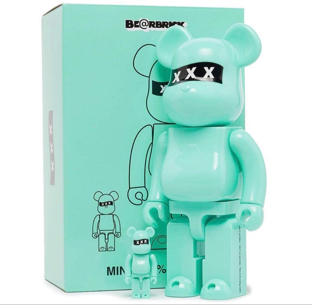 早い者勝ち！BE@RBRICK XXXGOD SELECTION 正規品証明書付 Medicom God Selection XXX Black 1000% Bearbrick Figure black
