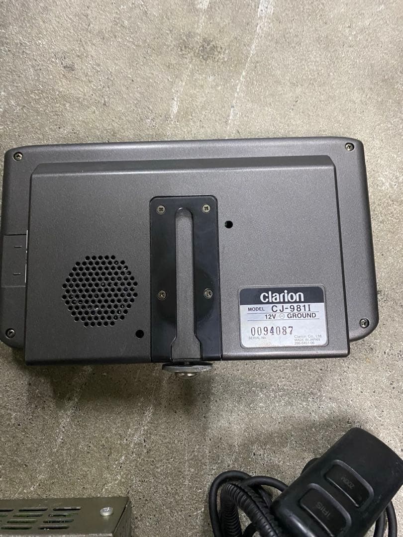 クラリオンバックカメラ用モニター、パワーボックス 中古CJ981i - メルカリ