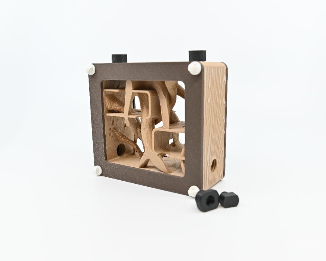 Z様 2side type wood + outworld 13mm Stabilized Zebra Wood - Jantz Supply