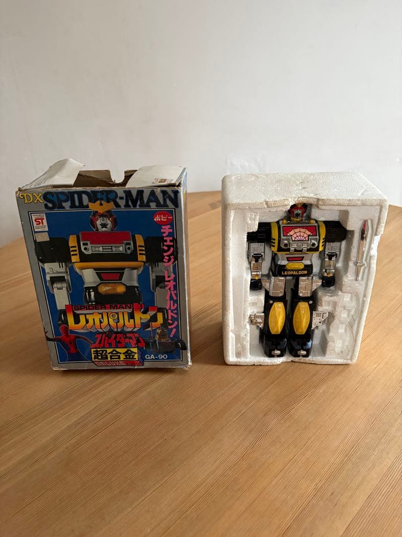 レオパルドン　DX超合金　GA-90 スパイダーマン 当時もの GA-90 DX超合金 DX レオパルドン ポピー レビュー | RoboToyDays