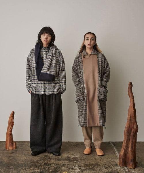 dulcamara 千鳥柄 チェックプルオーバーニットsize1 - メルカリ