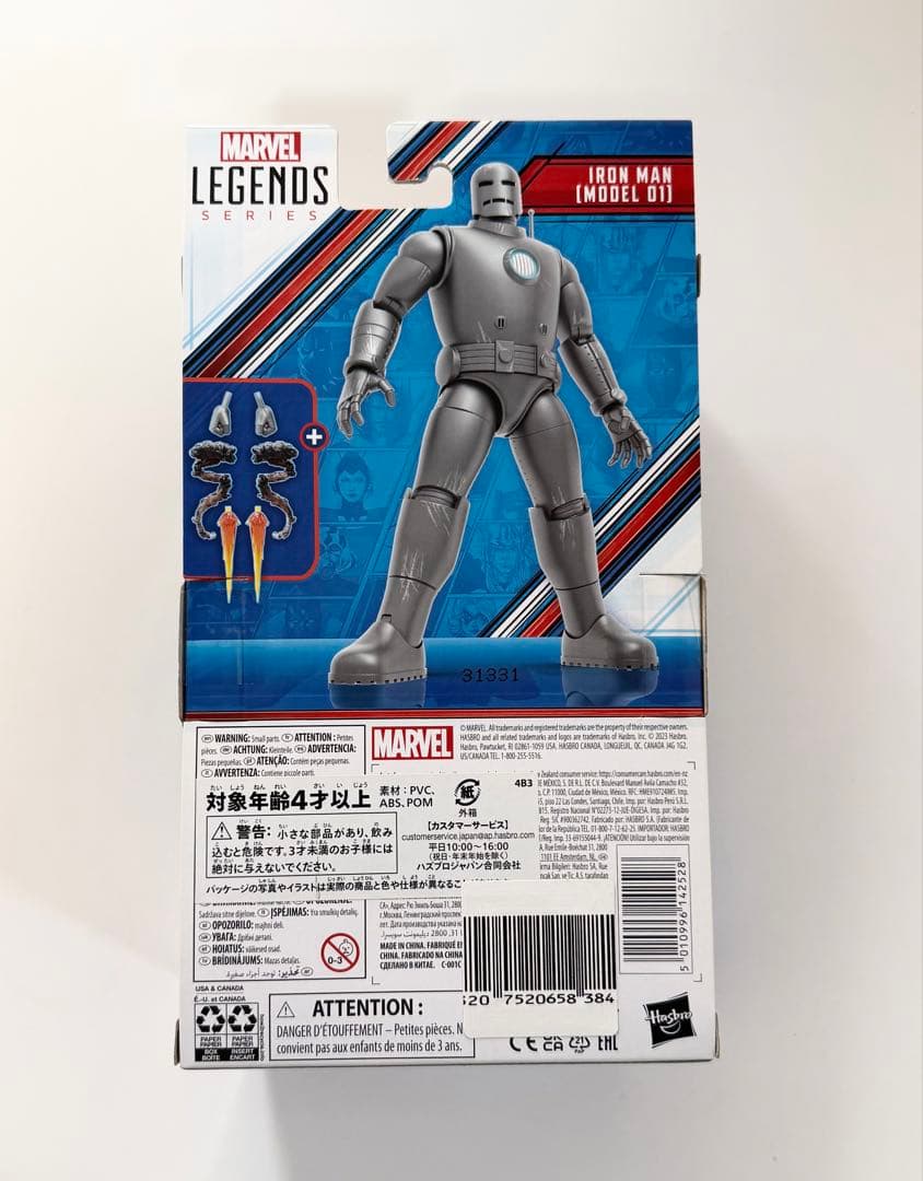 ハズブロ「アイアンマン」モデル01 アベンジャーズ60周年記念 6インチ