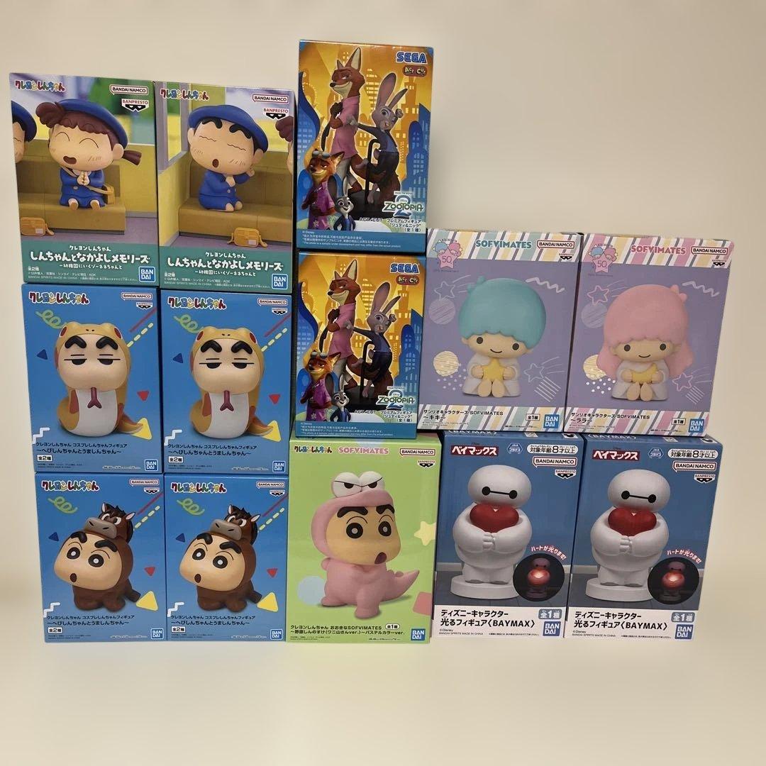クレヨンしんちゃん ズートピア2 サンリオ ベイマックス フィギュア